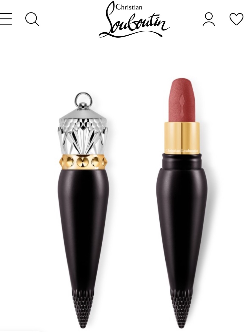Christian Louboutin Rouge Louboutin Lipstick Velvet Matte Bare Rococotte 013M
